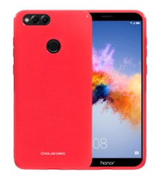 Силиконовый чехол Molan Shining Huawei Honor 7X  (Светло-красный)