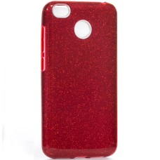 Силикон Glitter Xiaomi Redmi 4x (Красный)