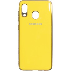Силиконовый чехол Zefir Case Samsung Galaxy A20 / A30 (2019) (Жёлтый)