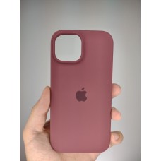 Силикон Original Round Case Apple iPhone 15 (58) Grape