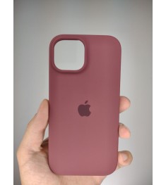 Силикон Original Round Case Apple iPhone 15 (58) Grape