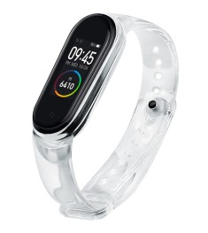 Ремешок Neon Clear Design Xiaomi Mi Band 3 / Band 4 (Прозрачный)
