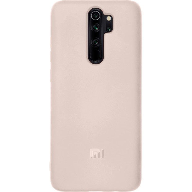 Силикон Original Case (HQ) Xiaomi Redmi Note 8 Pro (Пудровый)