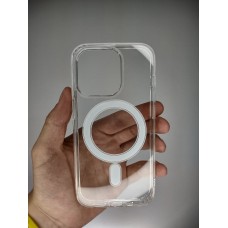 Чехол Clear Case with MagSafe Apple iPhone 14 Pro (Прозрачный)