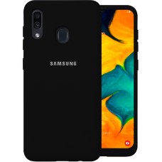 Силикон Original Case Samsung Galaxy A20 / A30 (2019) (Чёрный)