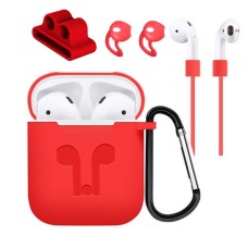 Чехол для наушников Slim Case Apple AirPods Set (Red)