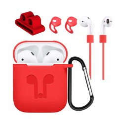 Чехол для наушников Slim Case Apple AirPods Set (Red)