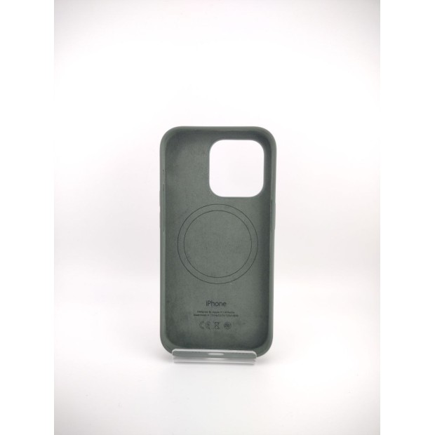 Чехол Silicone Case with MagSafe Apple iPhone 14 Pro (Olive)