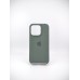 Чехол Silicone Case with MagSafe Apple iPhone 14 Pro (Olive)