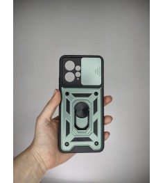 Бронь-чехол Ring Serge Armor ShutCam Case Xiaomi Redmi Note 12 4G (Зелёный)