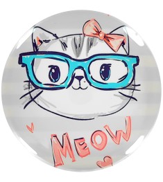Холдер Popsocket Smile (Cat with glasses, Y533)