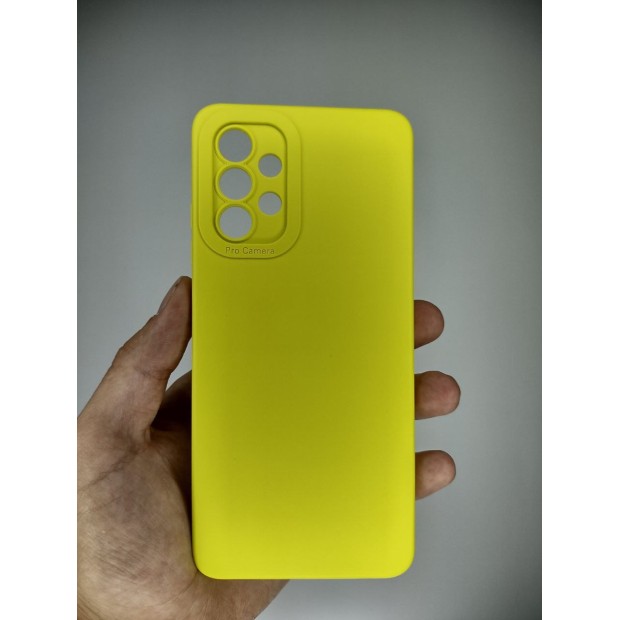 Силикон Original ShutCam Samsung Galaxy A32 (2021) (Лимонный)