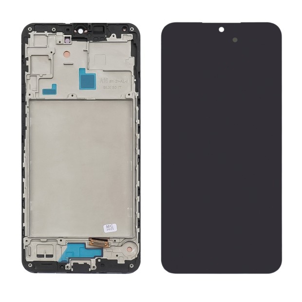 Дисплей для Samsung A165 Galaxy A16 (2024) с чёрным тачскрином и корпусной рамкой OLED