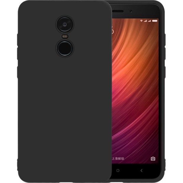 Чехол Силикон iNavi Color Xiaomi Redmi Note 4x (черный)
