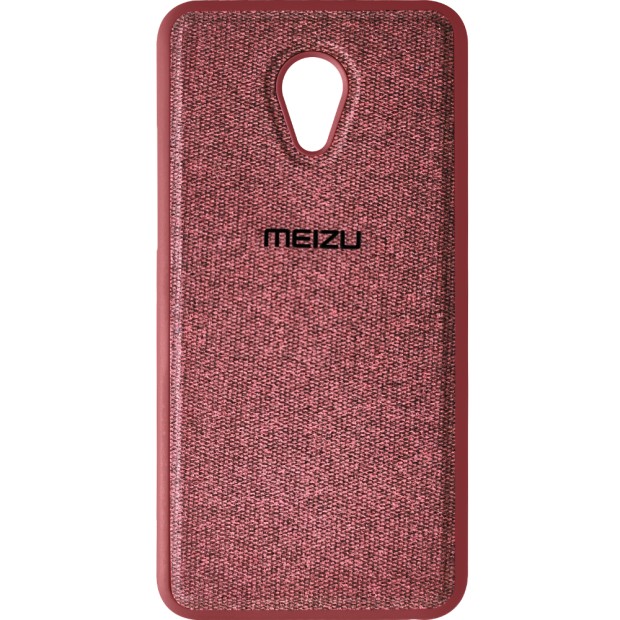 Силікон Textile Meizu M5 (Бордовий)