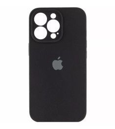 Силикон Original RoundCam Case Apple iPhone 15 Pro Max (07) Black