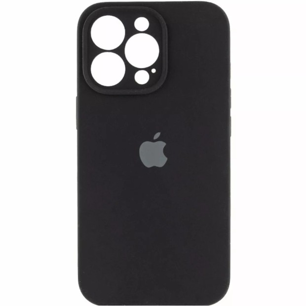 Силикон Original RoundCam Case Apple iPhone 15 Pro Max (07) Black, Харків, Київ, Україна