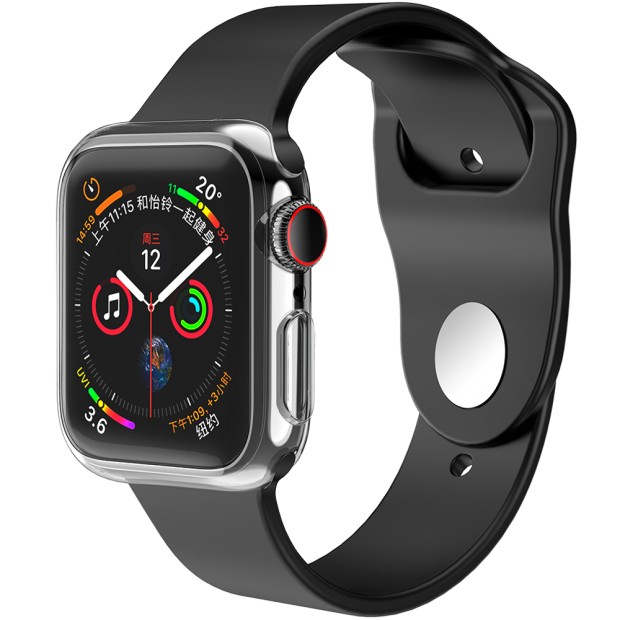 Силиконовый чехол WS Apple Watch 38 / 40 mm (прозрачный)