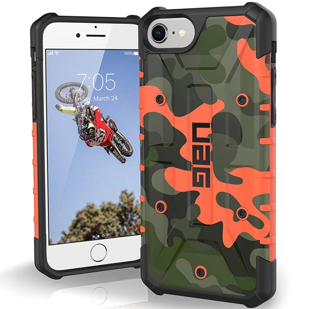 Чехол Armor UAG Сamouflage Case Apple iPhone 7 / 8 (Оранжевый)