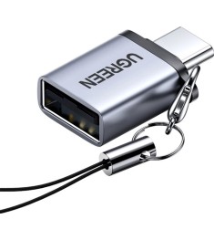 OTG-переходник UGREEN US270 (USB3.0 - Type-C) (Space Gray)