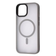 Чехол WAVE Matte Insane Case with MagSafe iPhone 15 (Gray)