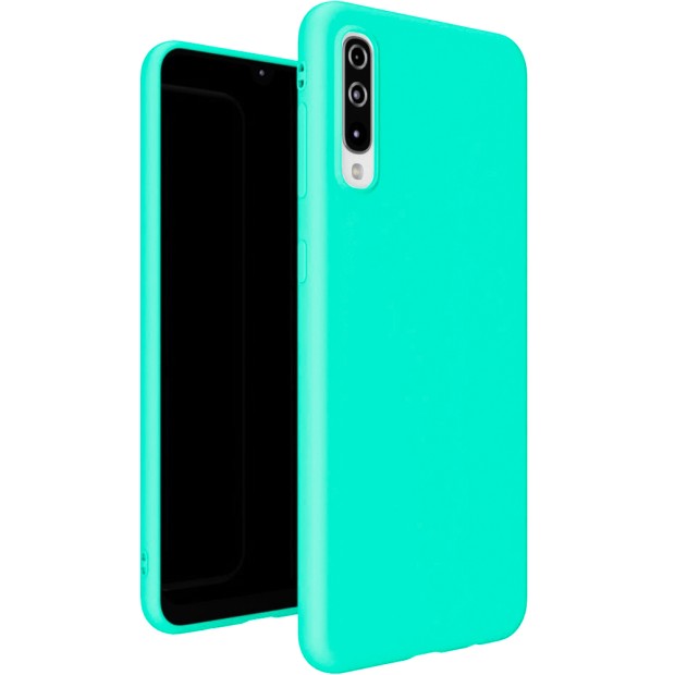 Силиконовый чехол iNavi Color Samsung Galaxy A30s / A50 / A50s (2019) (Бирюзовый)