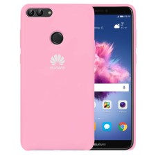 Силікон Original Case Logo Huawei P Smart (Рожевий)