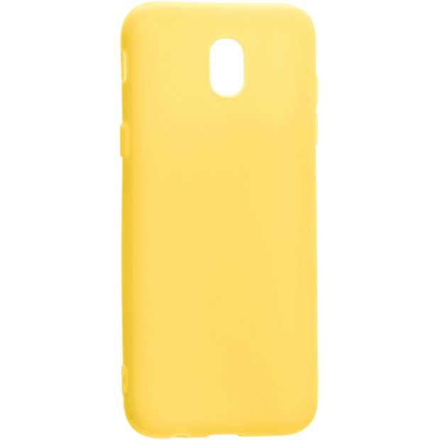 Силиконовый чехол iNavi Color Samsung Galaxy J5 (2017) J530 (жёлтый)