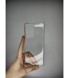 Силикон 6D Samsung Galaxy S21 Ultra (Прозрачный)