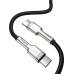 USB-кабель Baseus Metal Data 100W (2m) (Type-C to Type-C) (Чёрный) CATJK-D01