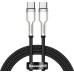 USB-кабель Baseus Metal Data 100W (2m) (Type-C to Type-C) (Чёрный) CATJK-D01