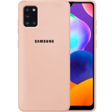 Силикон Original Case Samsung Galaxy A31 (2020) (Пудровый)