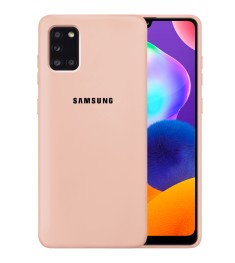 Силикон Original Case Samsung Galaxy A31 (2020) (Пудровый)