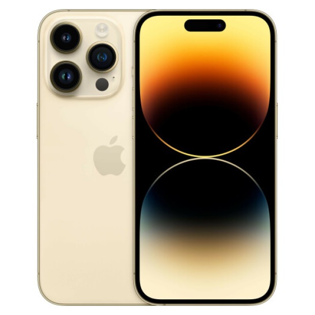 Мобильный телефон Apple iPhone 14 Pro 128Gb (Gold) (Grade A+) 89% Б/У