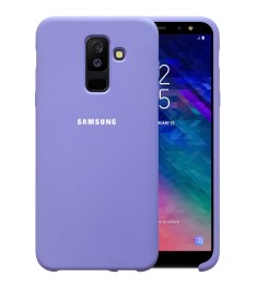 Силикон Original Case HQ Samsung Galaxy A6 Plus (2018) A605 (Фиалковый)