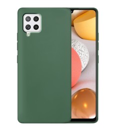 Силикон Original 360 Case Samsung Galaxy A42 (Тёмно-зелёный)