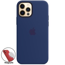 Силикон Original MagSafe Case Apple iPhone 12 Pro Max (Deep Navy)