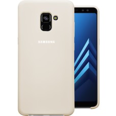Силиконовый чехол Original Case Samsung Galaxy A8 Plus (2018) A730 (Серый)