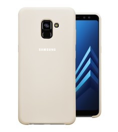 Силиконовый чехол Original Case Samsung Galaxy A8 Plus (2018) A730 (Серый)