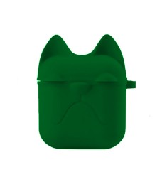Чехол для наушников Apple AirPods Doggy Case (зелёный)