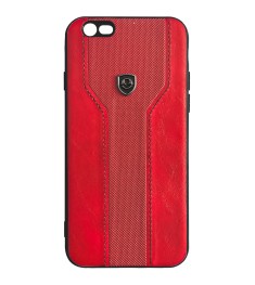 Силикон iPefet Ferrari Apple iPhone 6 / 6s (Красный)
