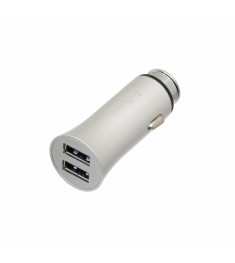 АЗУ Inkax 2в1 Lightning 2USB / 3.1A (CD-31) (серебрянный)