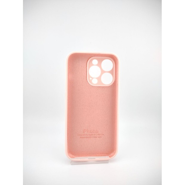 Силикон Original RoundCam Case Apple iPhone 14 Pro (Chalk Pink)