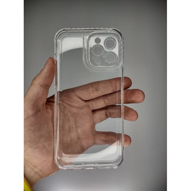 Чехол силиконовый Diamond Apple iPhone 12 Pro Max (Прозрачный)