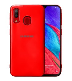 Силикон Zefir Case Samsung Galaxy A40 (2019) (Красный)