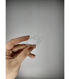 Дужка заушная силиконовая для Bluetooth-гарнитуры (8-10 мм) (Прозрачная)