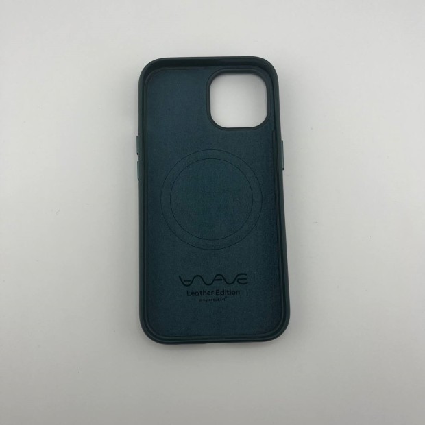 Чехол WAVE Premium Leather Edition Case with MagSafe iPhone 15 (Forest Green)