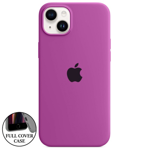 Силикон Original Round Case Apple iPhone 14 Plus (02) Ultra Violet