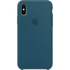 Чехол Silicone Case Apple iPhone X / XS (Cosmos Blue)