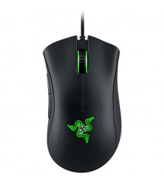 Мышь проводная Razer DeathAdder Chroma (Чёрно-зелёный)